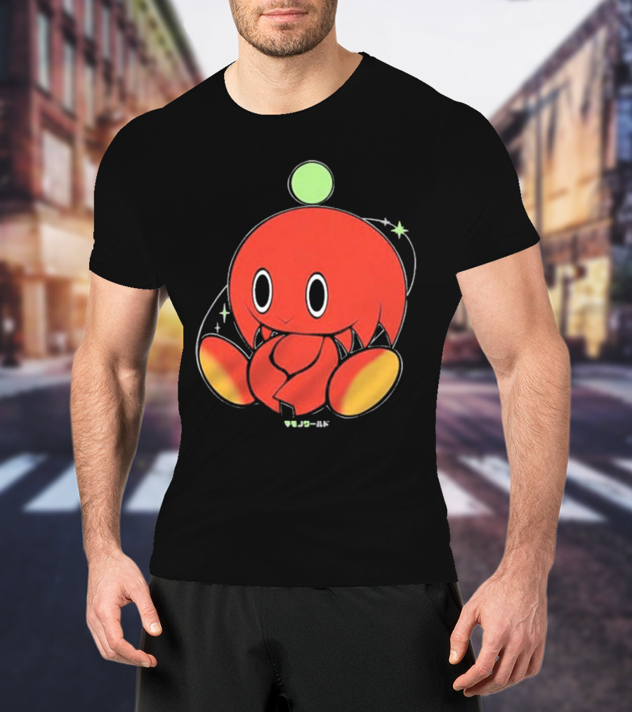 Chuckles Knuckles Chao Red Character With Green Ball T-Shirt