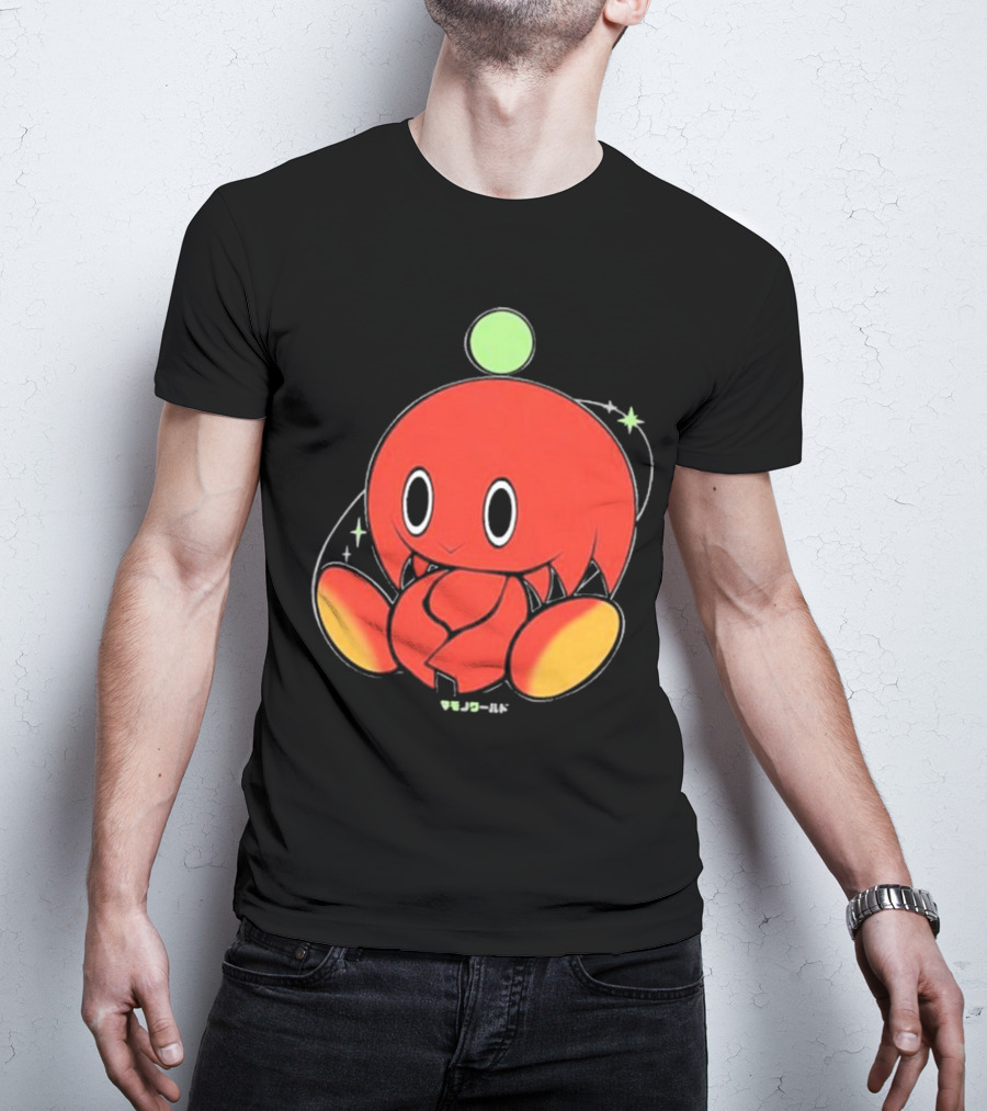 Chuckles Knuckles Chao Red Character With Green Ball T-Shirt