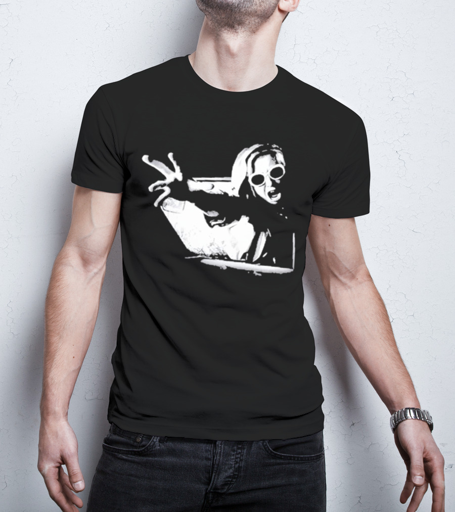Cuckoo The Hooded Woman Reaching In Sunglasses T-Shirt