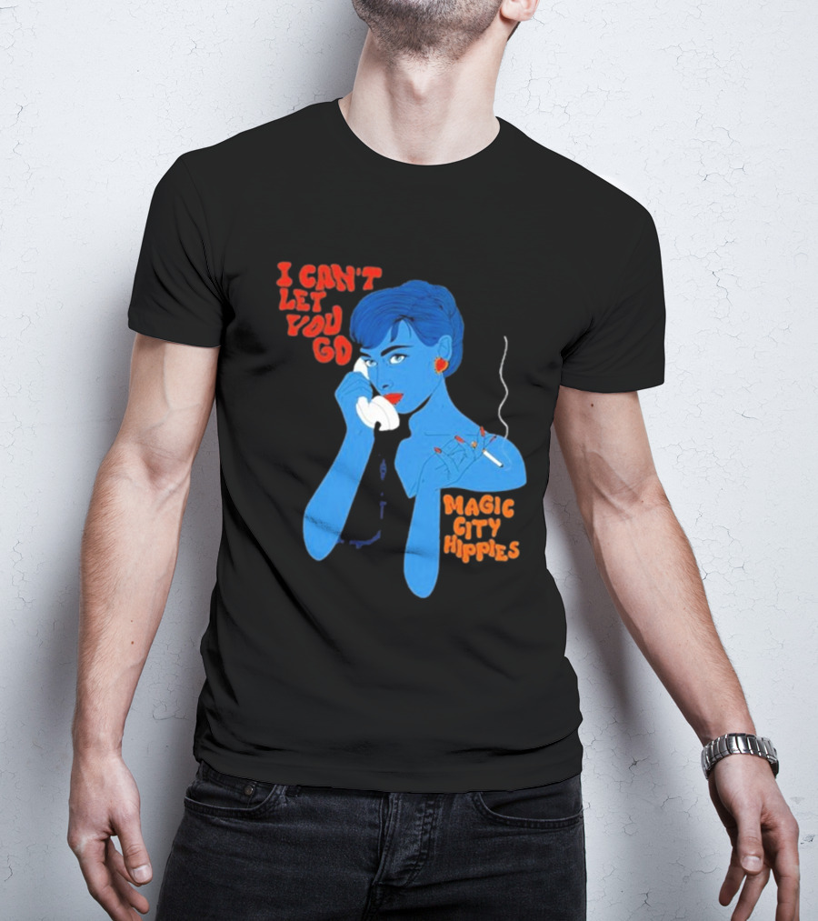 Magic City Hippies I Can’t Let You Go Blue Woman Smoking Retro T-Shirt