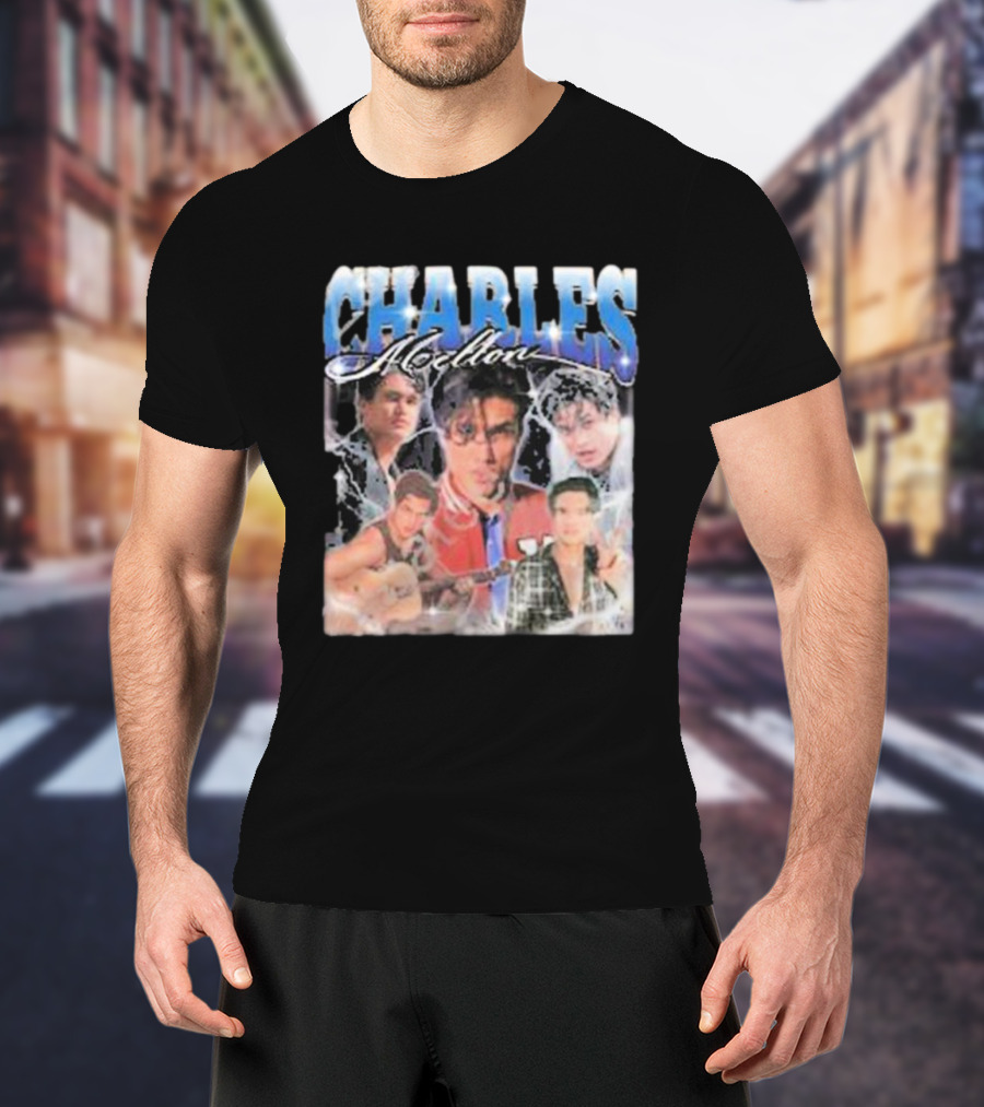 CHARLES Melton Collage T-Shirt