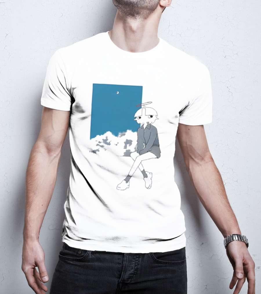 Chew Chew Store Shining Sitting By The Blue Window T-Shirt