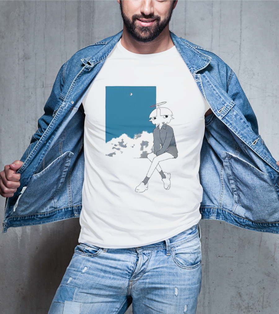Chew Chew Store Shining Sitting By The Blue Window T-Shirt