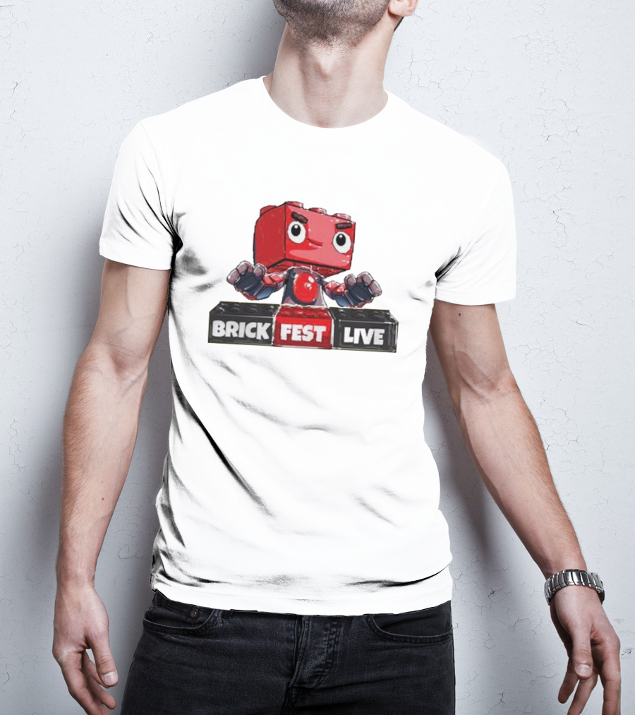 LEGO Brick Fest Live Animated Character Block T-Shirt