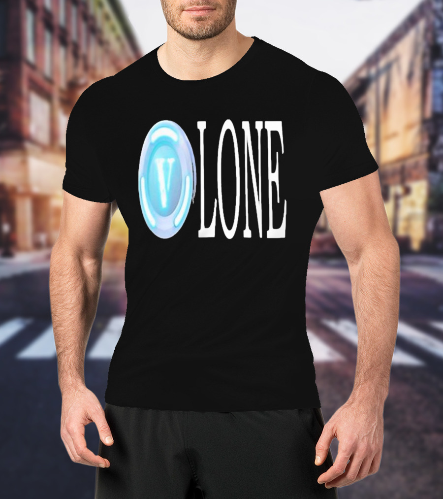 Bussinapparelco Vlone Vbuck Coin Icon And Text T-Shirt