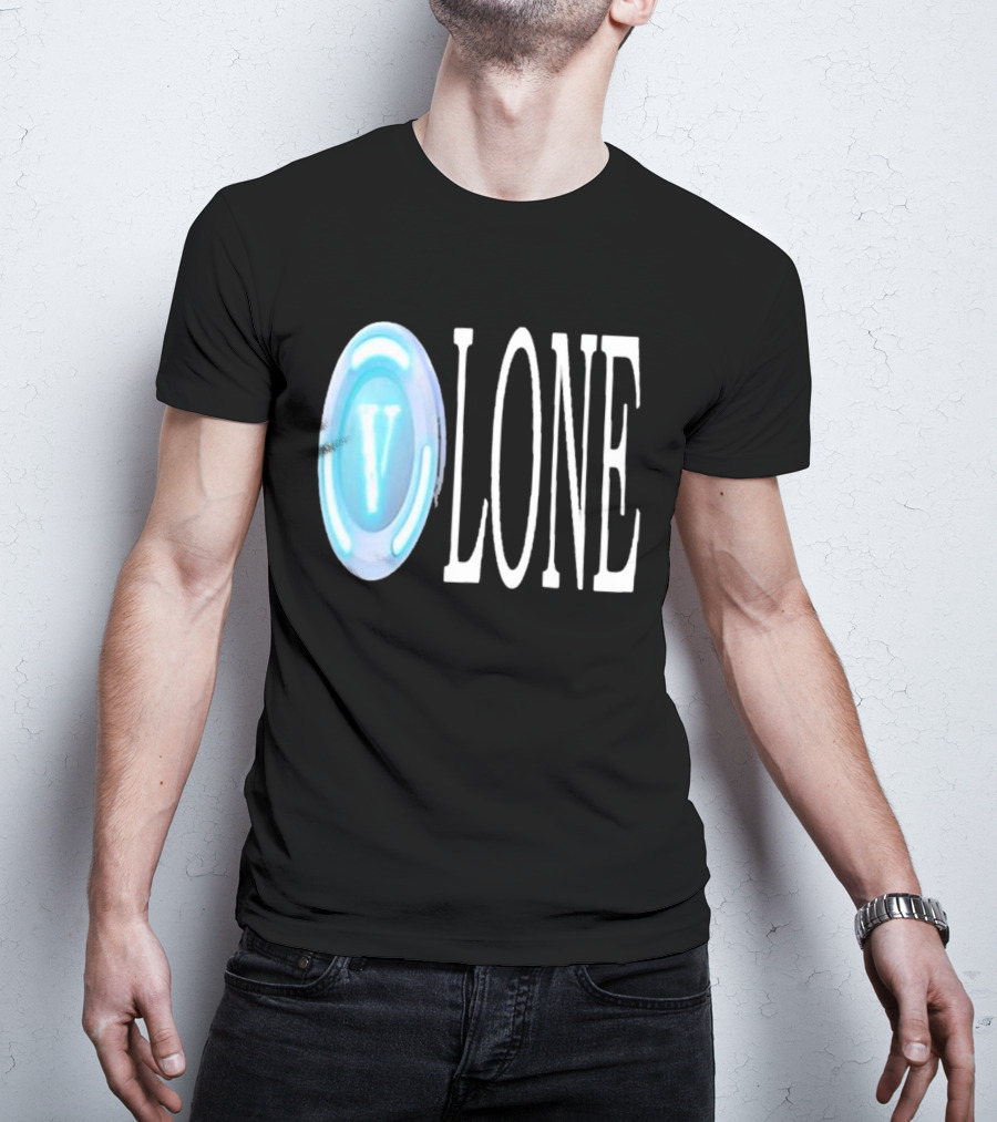 Bussinapparelco Vlone Vbuck Coin Icon And Text T-Shirt