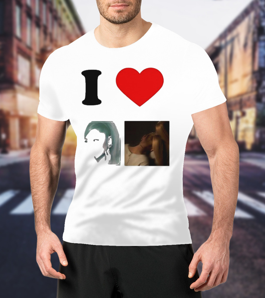 I Love Ariana Grande Cameron Fan Art Duo T-Shirt