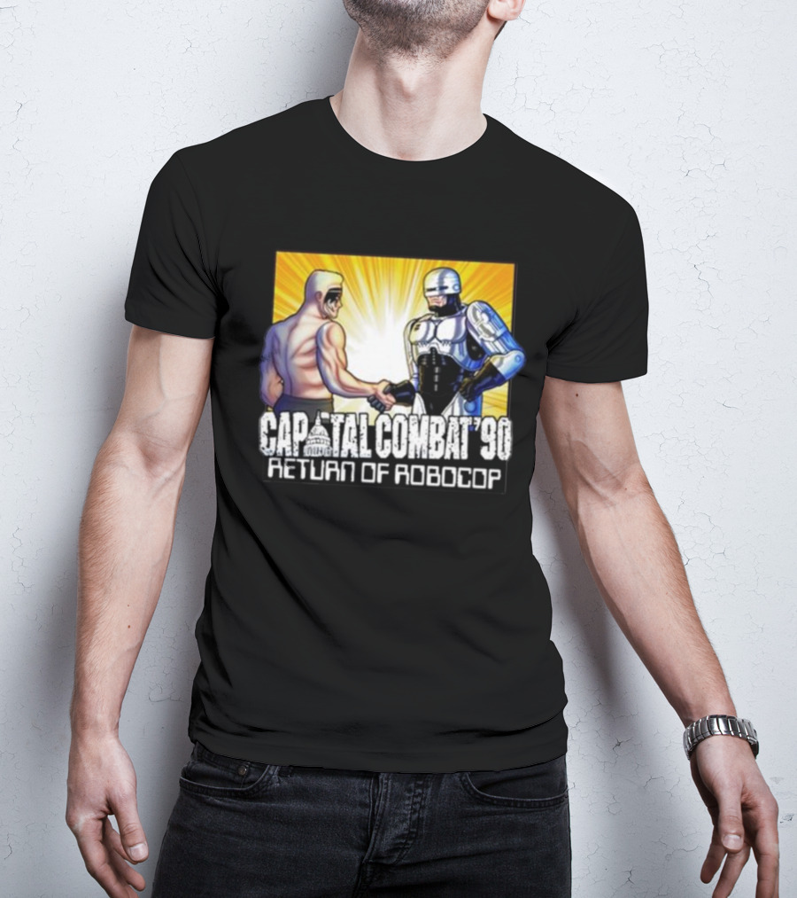 Capital Combat '90 Return Of Robocop Wrestling Encounter T-Shirt