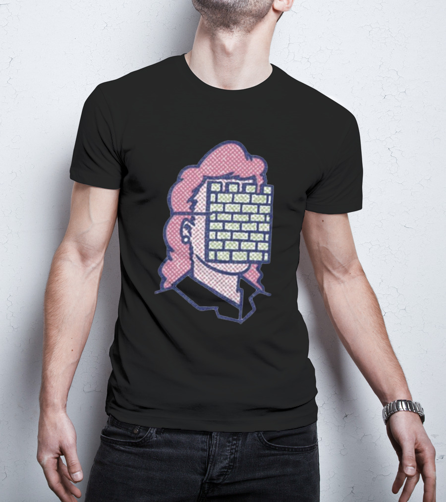 Castleface Records Gal Friday Brick Wall Face Mullet T-Shirt