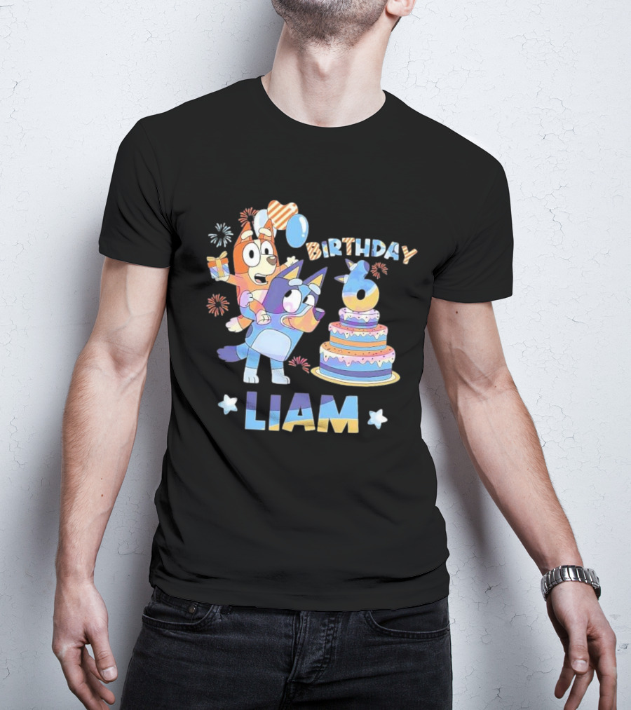 Birthday 6 Liam Funny It's My Birthday T-Shirt