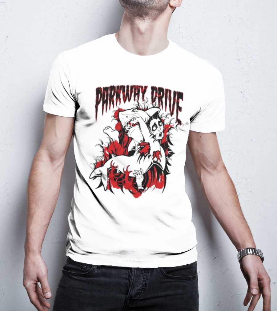 Parkway Drive Blood In The Water Shark Attack T-Shirt