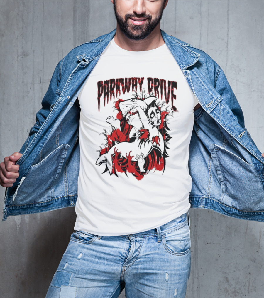 Parkway Drive Blood In The Water Shark Attack T-Shirt