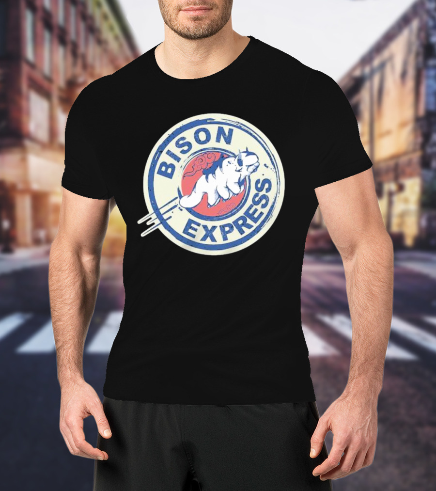 Bison Express Flying Bison Vintage Logo Avatar Reference T-Shirt