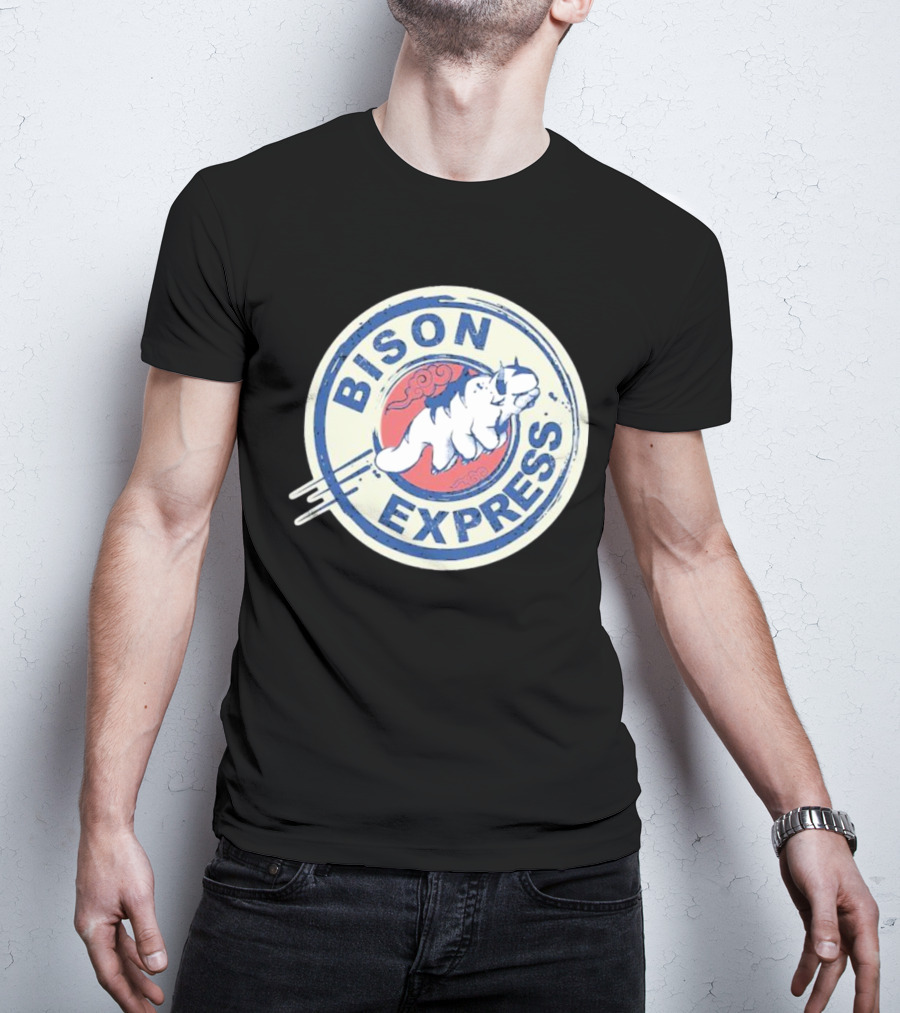 Bison Express Flying Bison Vintage Logo Avatar Reference T-Shirt