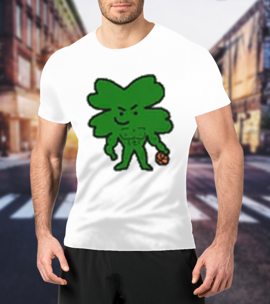 Boston Buff NBA Shamrock Basketball Player T-Shirt