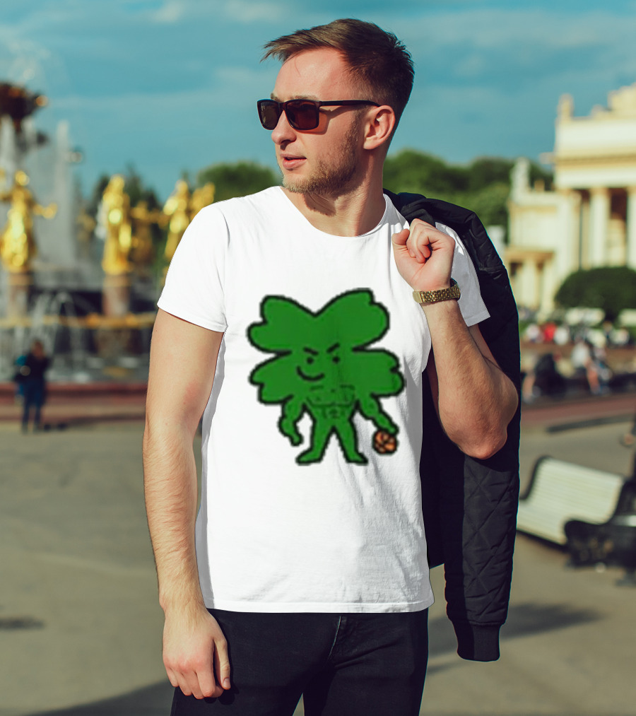 Boston Buff NBA Shamrock Basketball Player T-Shirt