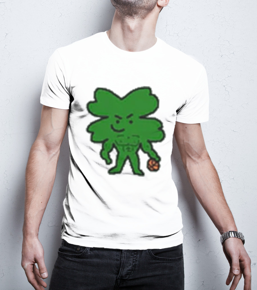 Boston Buff NBA Shamrock Basketball Player T-Shirt