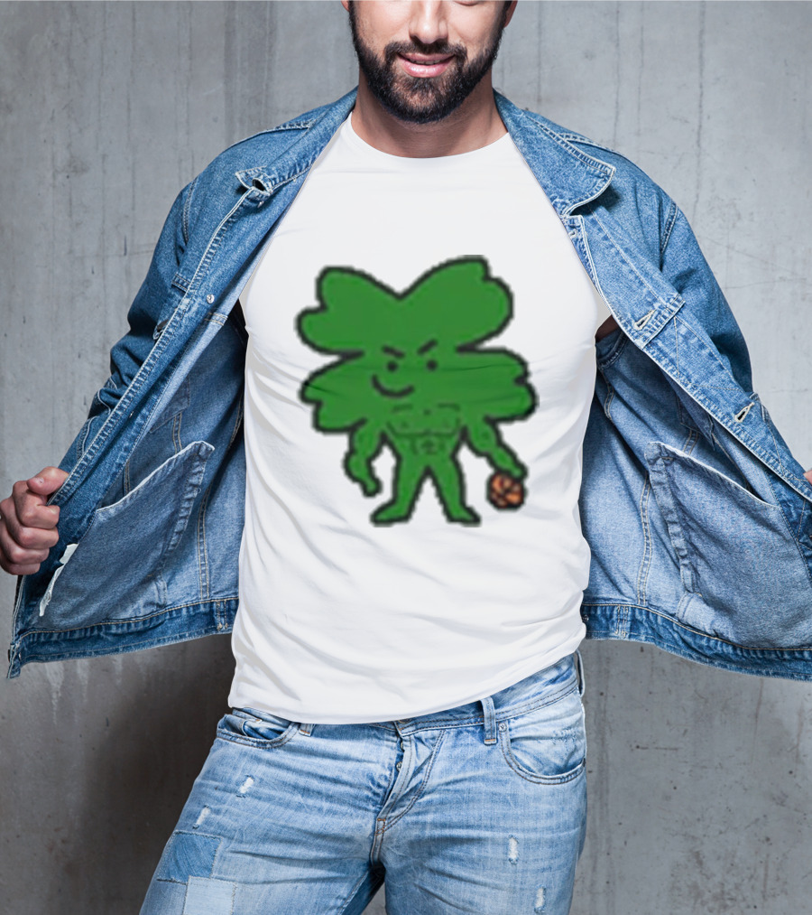 Boston Buff NBA Shamrock Basketball Player T-Shirt