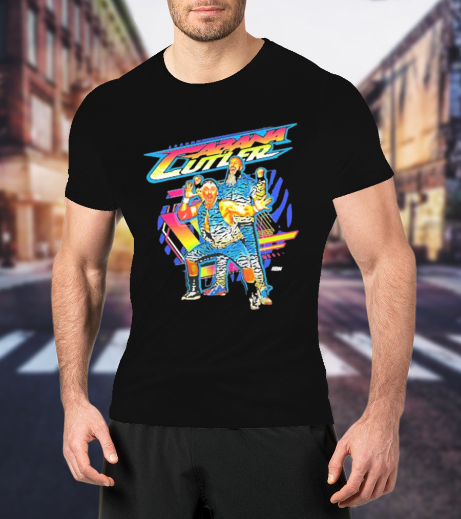 Cabana And Cutler Retro Wrestling Duo T-Shirt