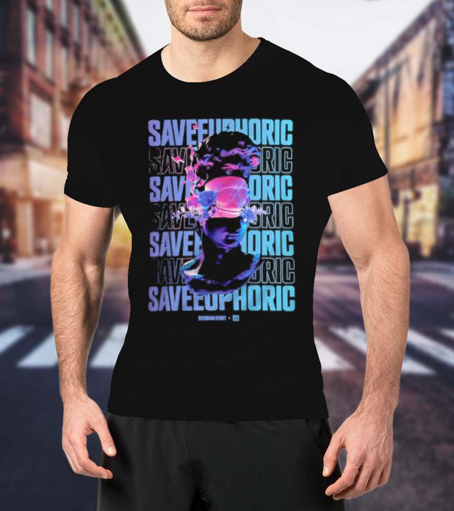 Brennan Heart Save Euphoric Multilayered Neon T-Shirt