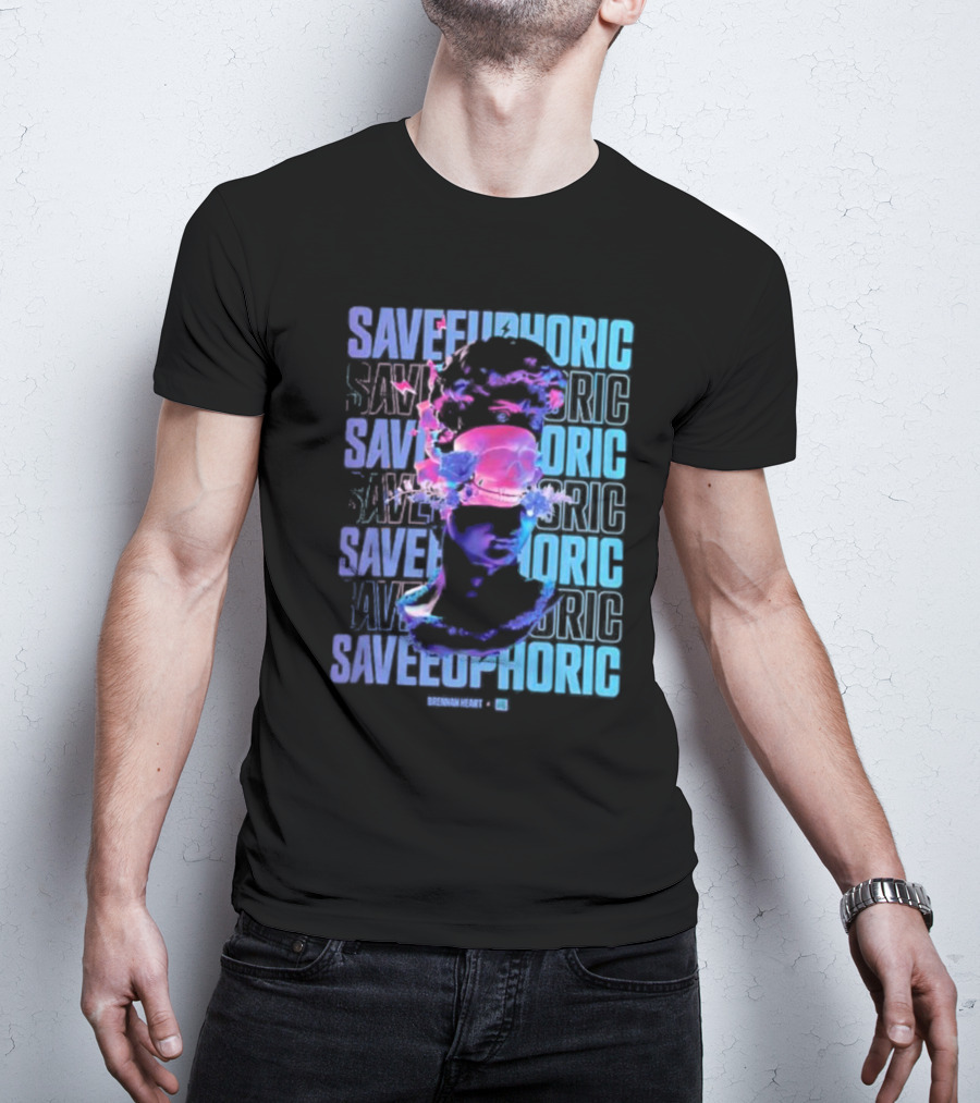 Brennan Heart Save Euphoric Multilayered Neon T-Shirt