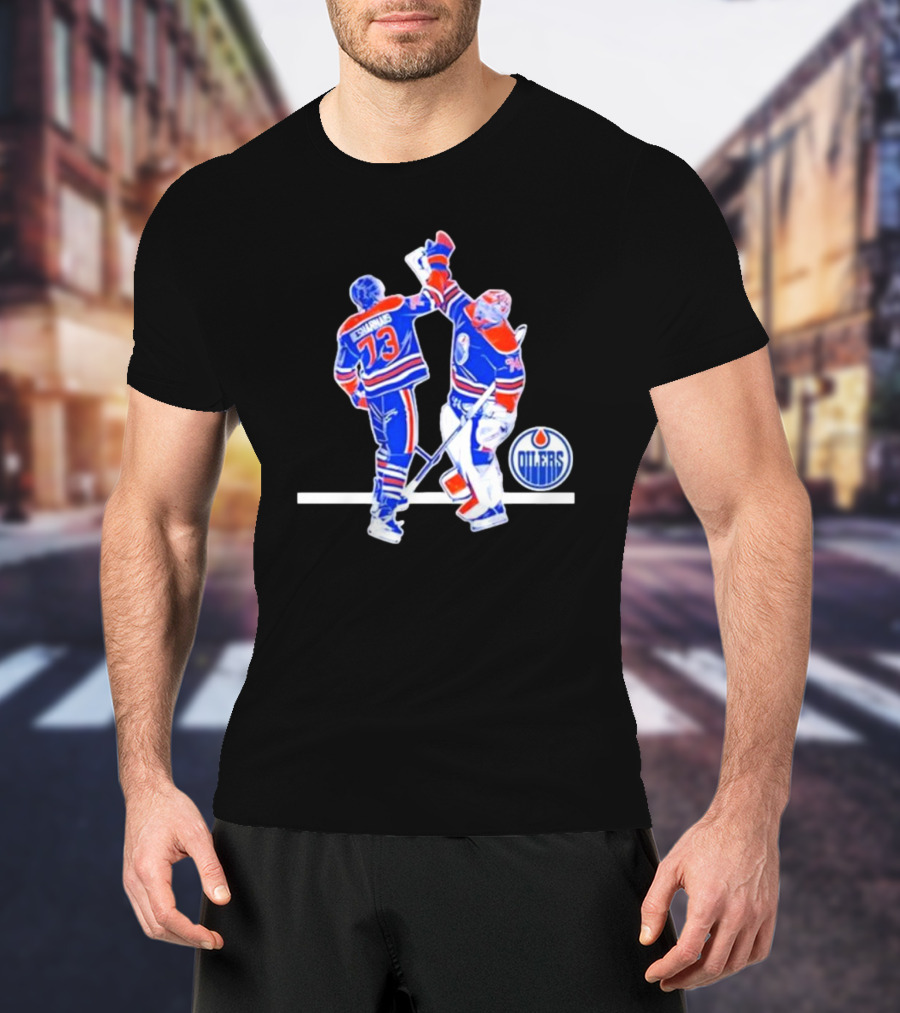 Edmonton Oilers Vinny Skinny Winny High-Five T-Shirt