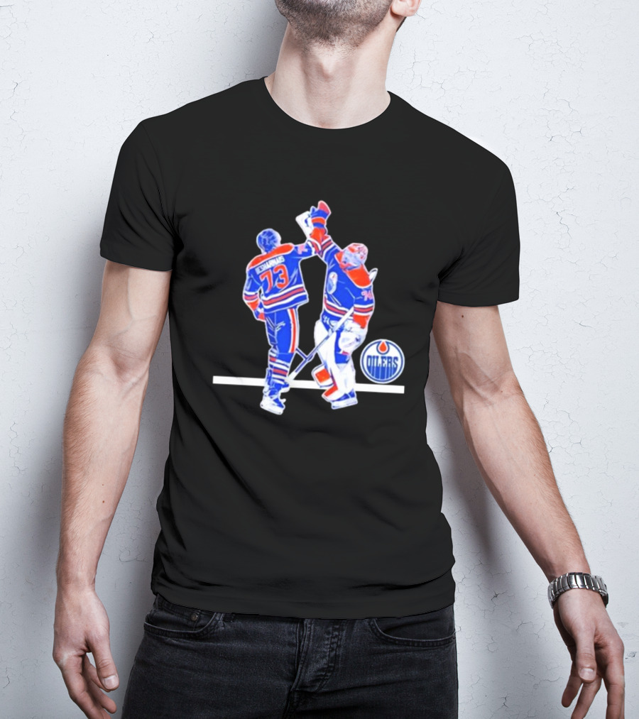 Edmonton Oilers Vinny Skinny Winny High-Five T-Shirt