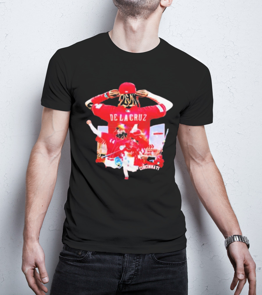 Elly De La Cruz Cincinnati Baseball Player Jersey T-Shirt