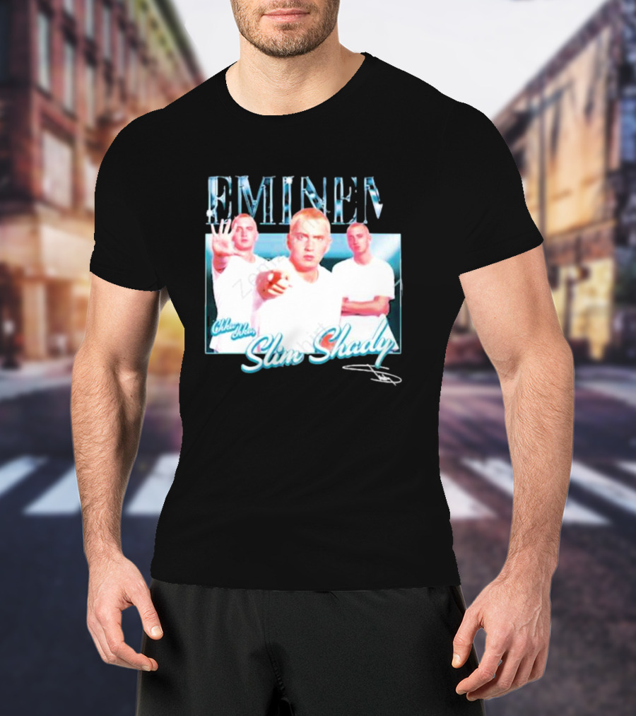 Eminem Chka Chka Slim Shady Eminem Merch T-Shirt