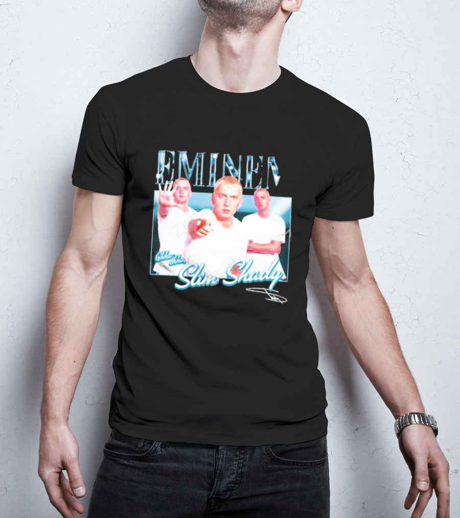 Eminem Chka Chka Slim Shady Eminem Merch T-Shirt