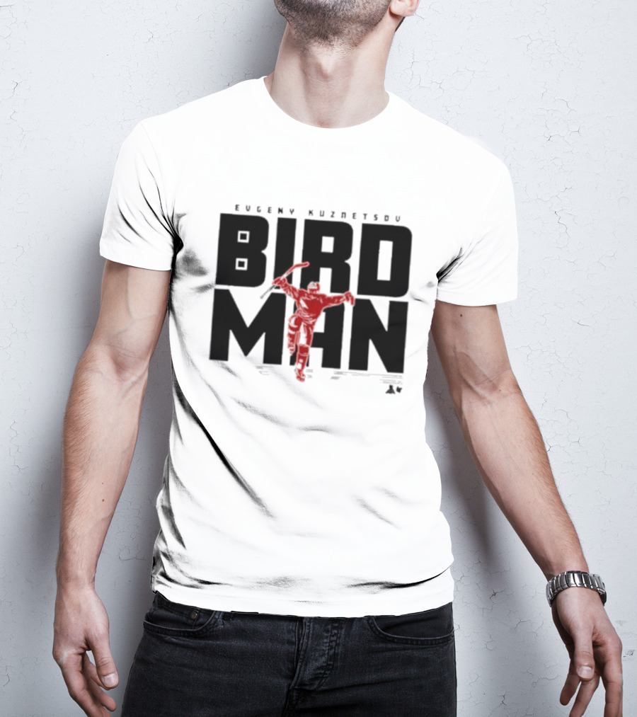 Evgeny Kuznetsov Bird Man Raleigh T-Shirt
