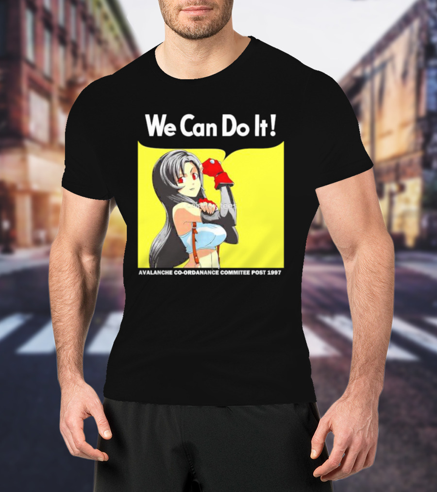 We Can Do It Avalanche Co-Ordanance Committee Post 1997 T-Shirt