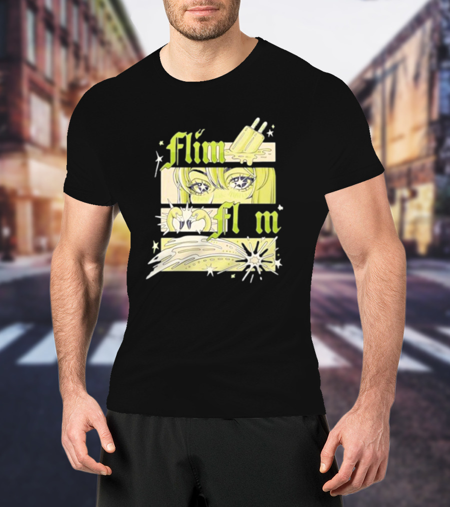 Flim Flam Popsicle Stars Anime Eyes Explosion T-Shirt