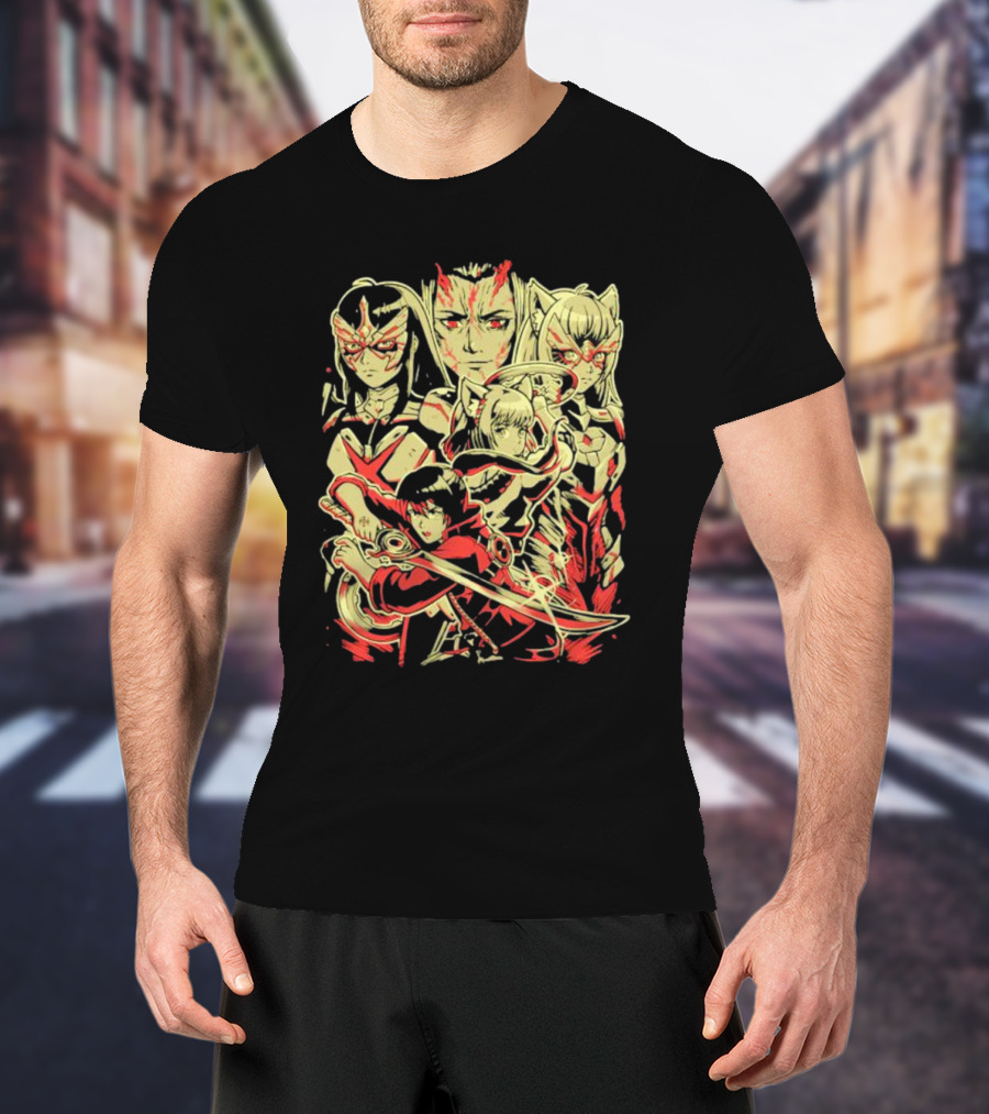 Cycle Of Life And Death Anime Warriors T-Shirt