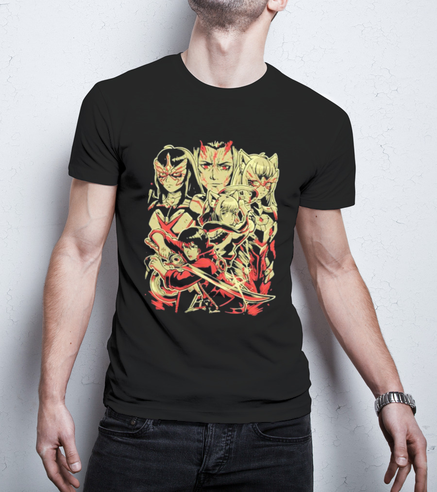 Cycle Of Life And Death Anime Warriors T-Shirt