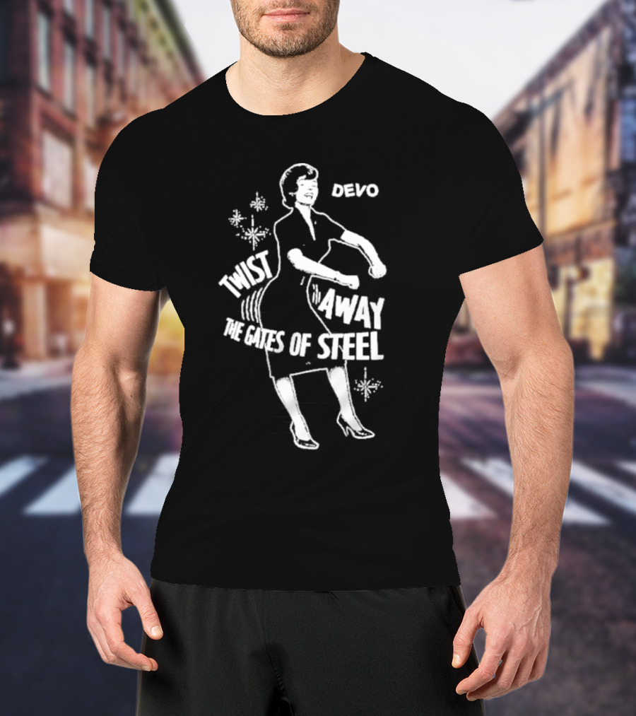 Devo Twist Away The Gates Of Steel Dancing Woman T-Shirt