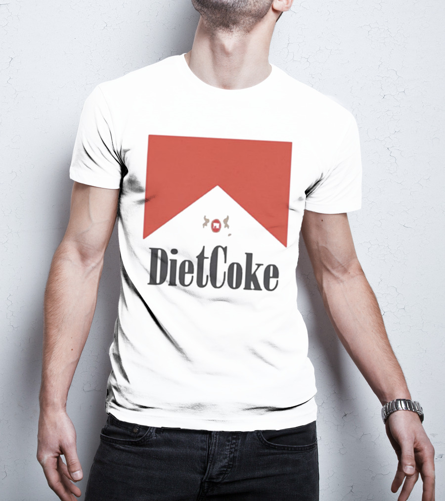 Diet Coke Marlboro Parody Cigarettes T-Shirt