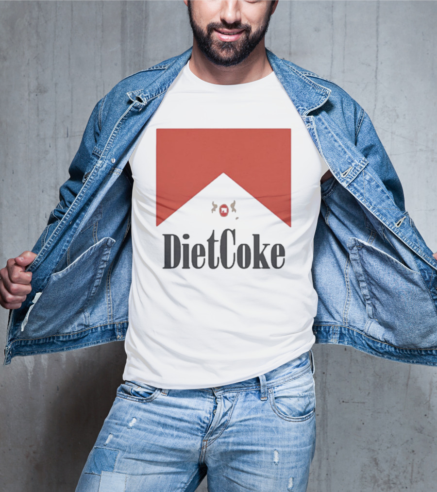 Diet Coke Marlboro Parody Cigarettes T-Shirt