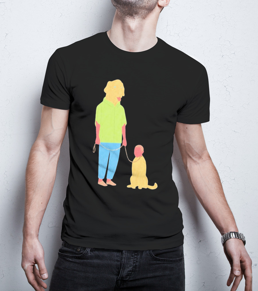 Dogswap Staselė Jakunskaitė Human Dog Head Swap T-Shirt
