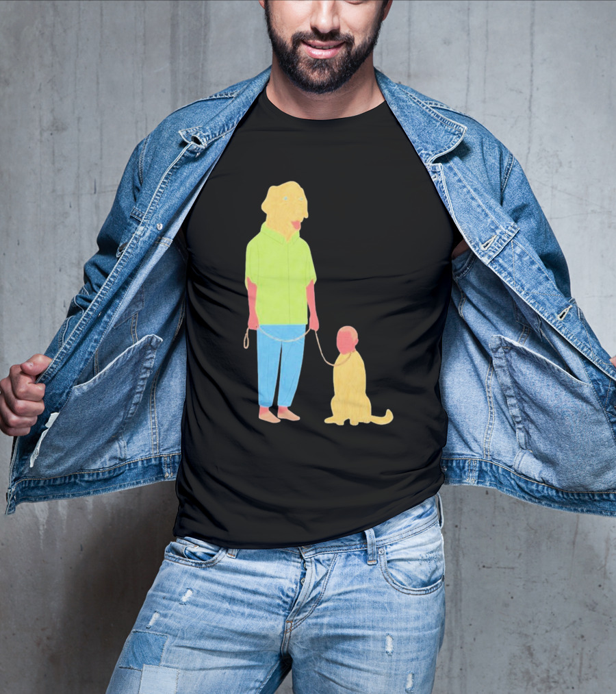 Dogswap Staselė Jakunskaitė Human Dog Head Swap T-Shirt