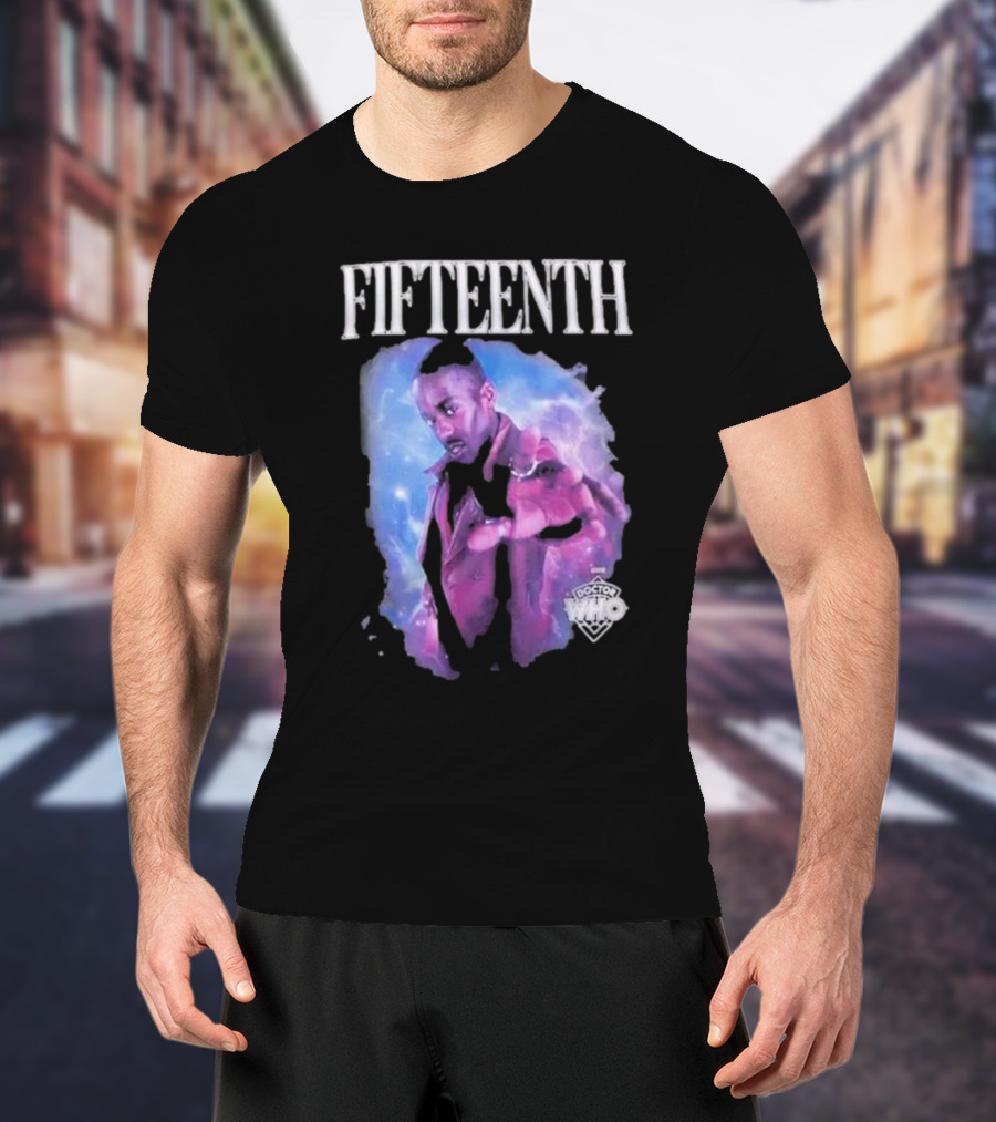 Fifteenth Doctor Who Portrait In Cosmic Energy Background T-Shirt