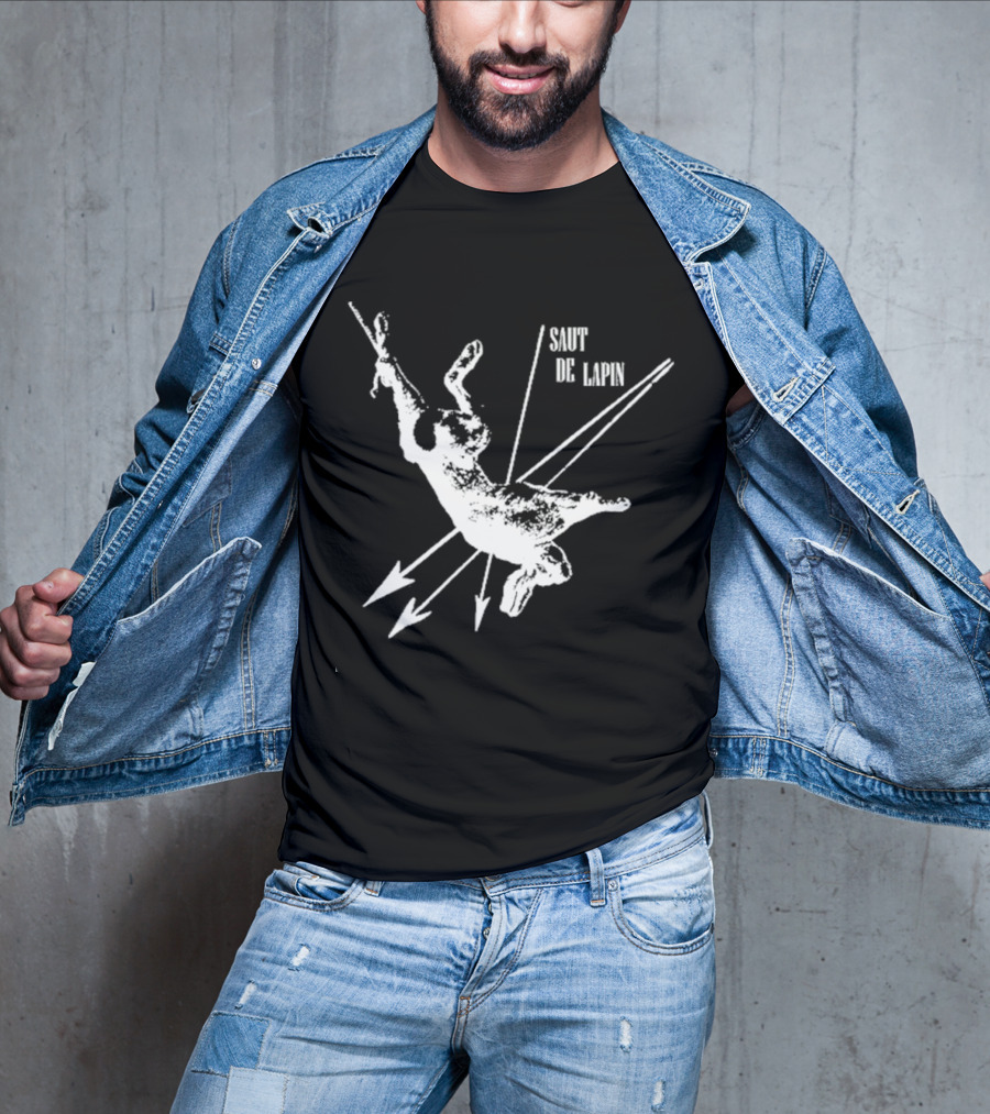 Saut De Lapin Jumping Rabbit Arrows Minimalist T-Shirt