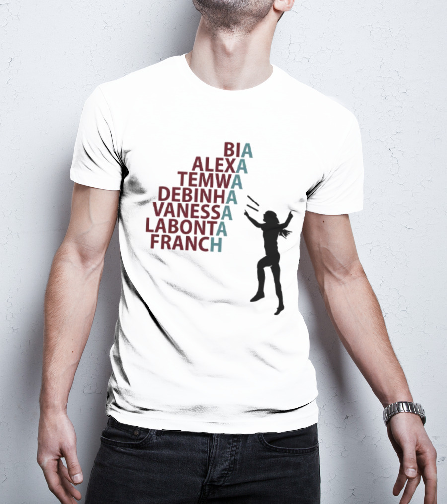 Bia Alexa Temwa Debinha Vaness Labonta Franch Volleyball Player T-Shirt