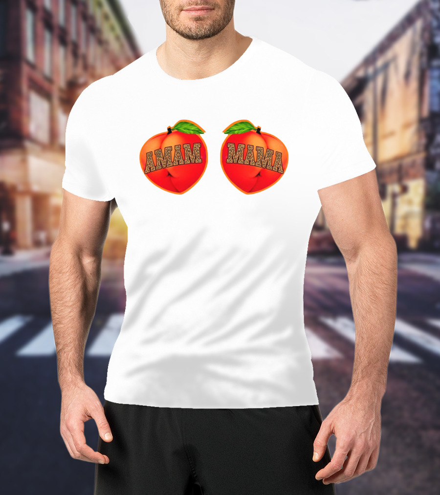 Big Mama Cheetah Peach T-Shirt