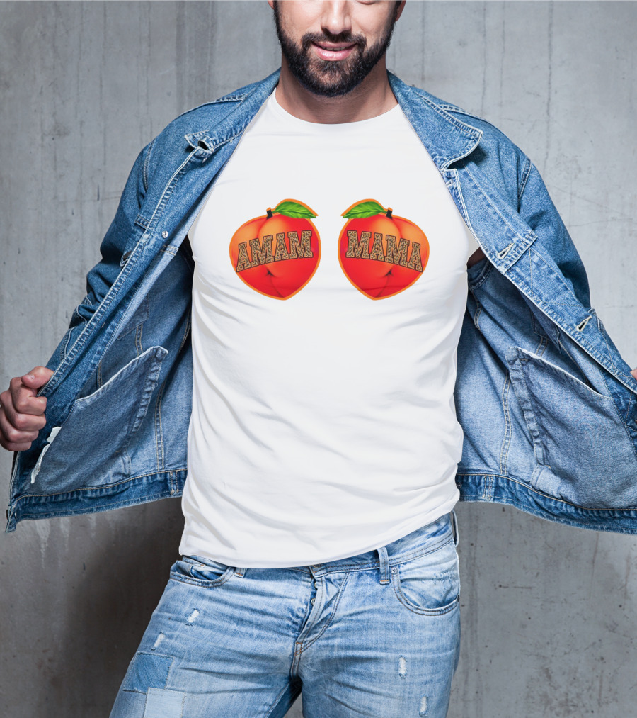 Big Mama Cheetah Peach T-Shirt