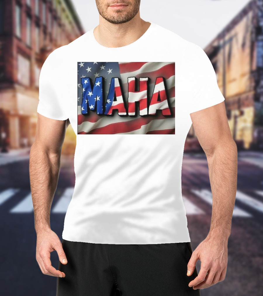 Bryce Lipscomb Maha Make America Healthy Again USA Flag T-Shirt