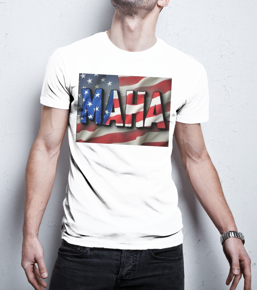 Bryce Lipscomb Maha Make America Healthy Again USA Flag T-Shirt