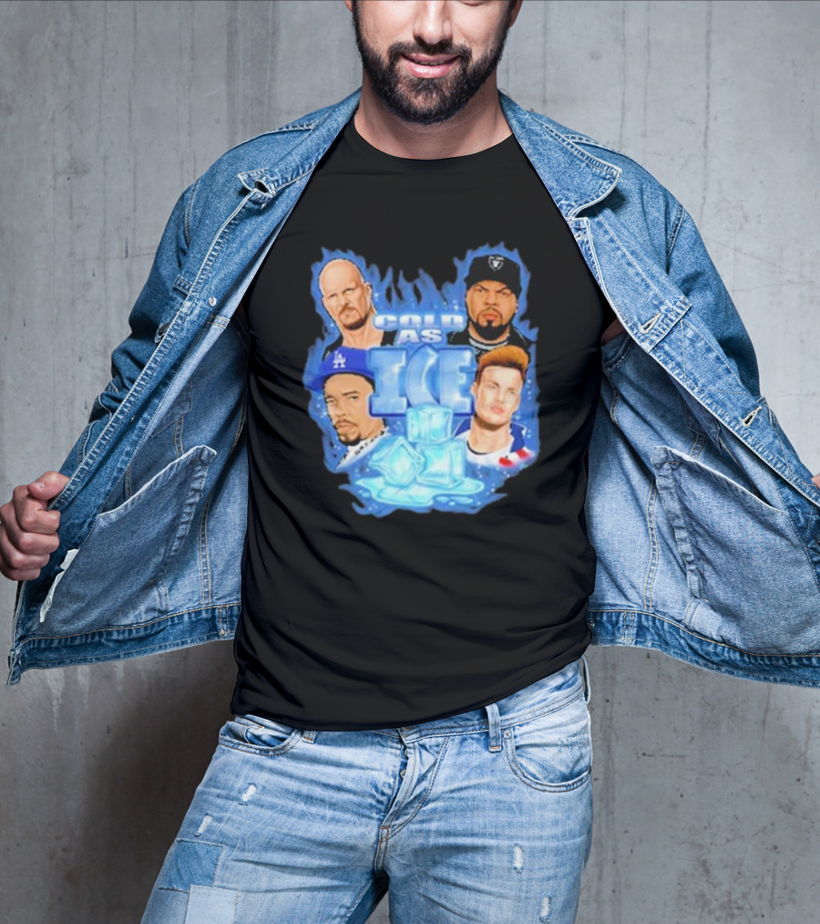 Cold As Ice Famous People Rap And Wrestling Legends T-Shirt