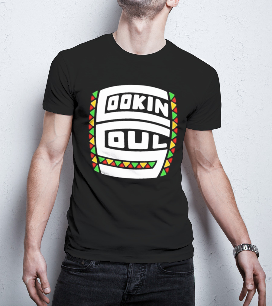 Cookin Soul Logo African Pattern Colors T-Shirt