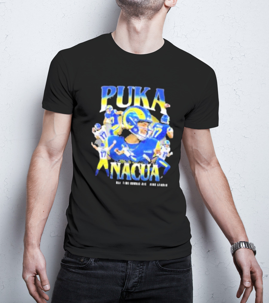 Puka Nacua Rams Rookie NFL King 17 T-Shirt